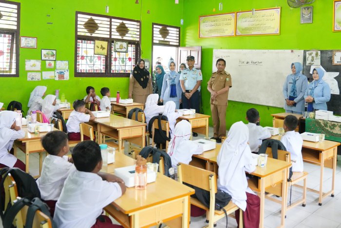 Lanud Mus-Pemko Sabang, lakukan simulasi uji coba makan bergizi gratis