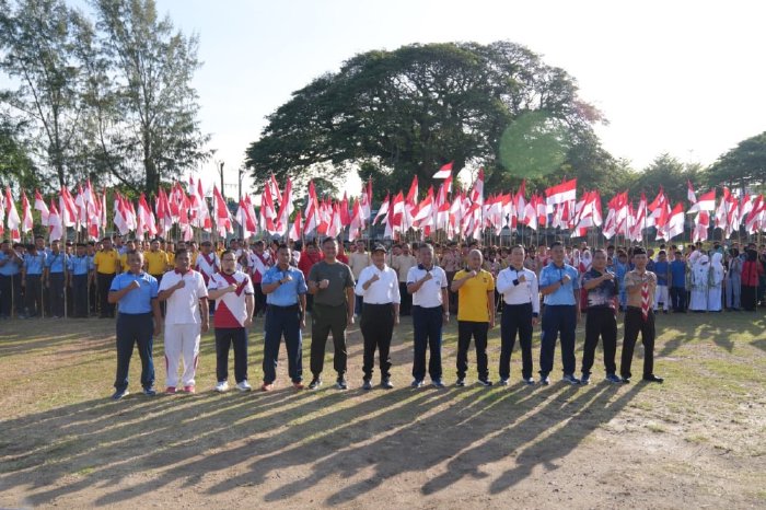 2.025 Bendera Merah Putih Berkibar di Sabang, Sambut HUT ke-80 Kemerdekaan RI
